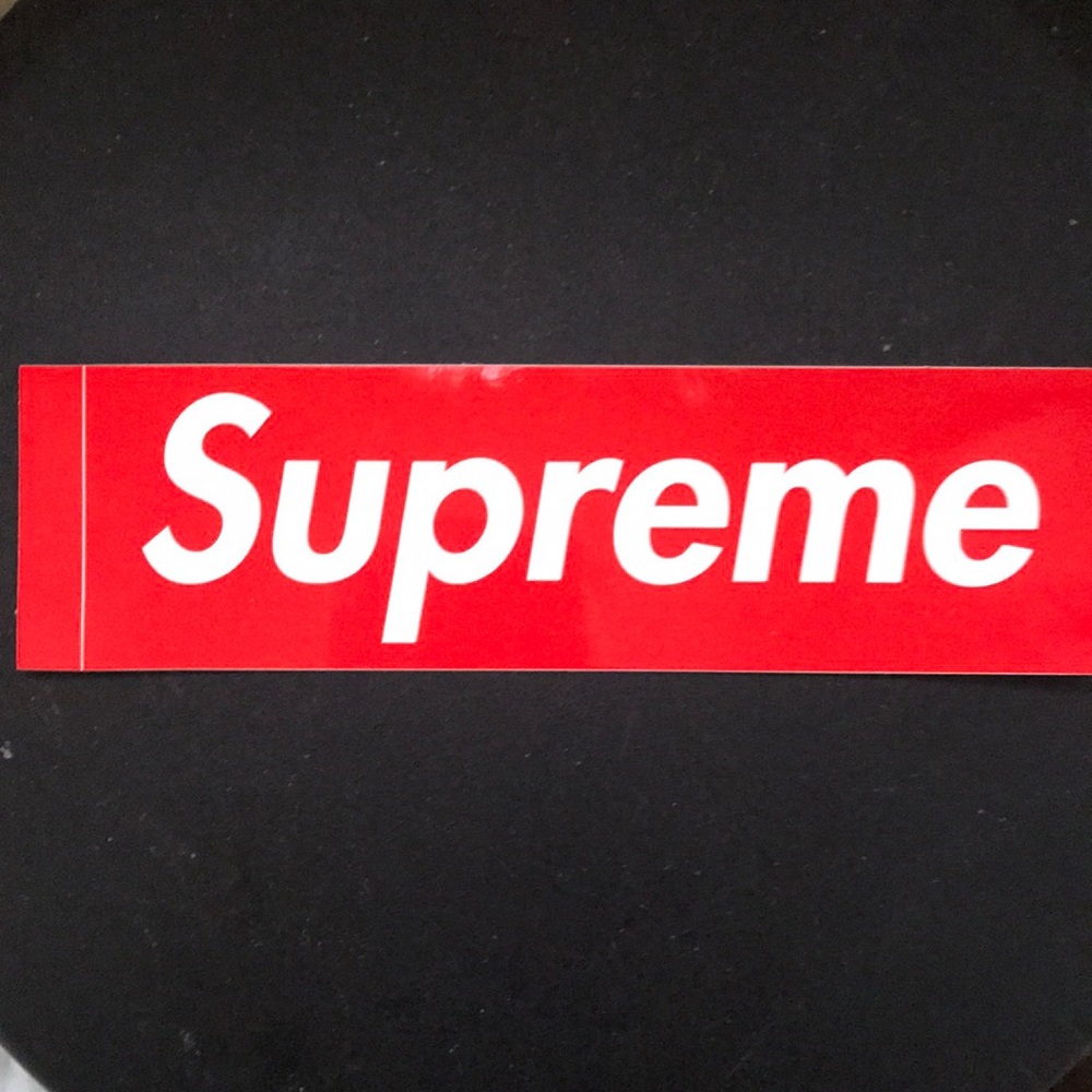 Supreme box logo sticker